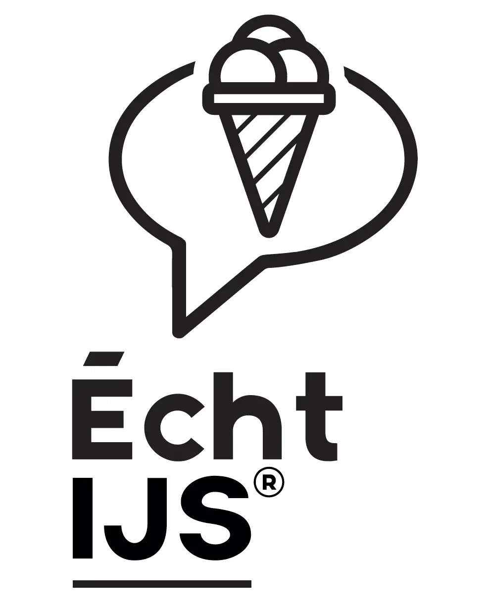 Het échte ijs logo